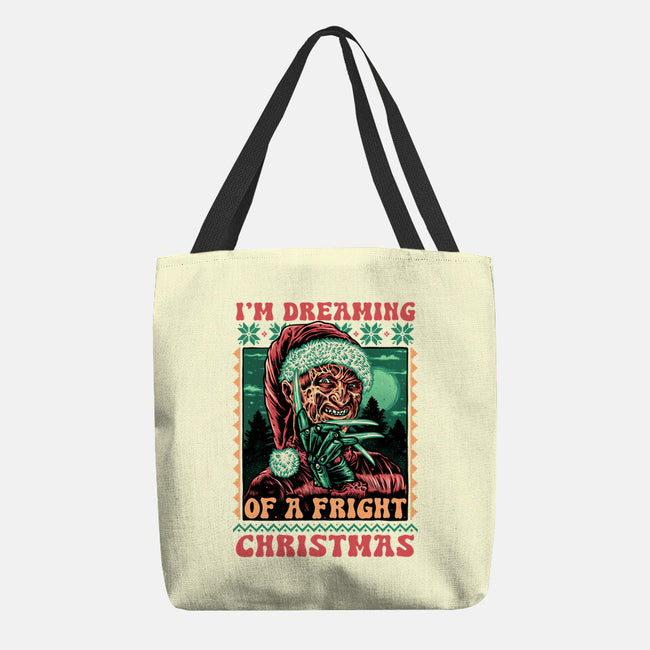 Fright Christmas-None-Basic Tote-Bag-glitchygorilla