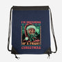 Fright Christmas-None-Drawstring-Bag-glitchygorilla