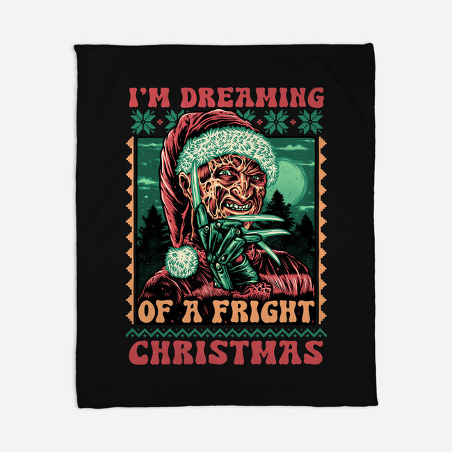 Fright Christmas-None-Fleece-Blanket-glitchygorilla