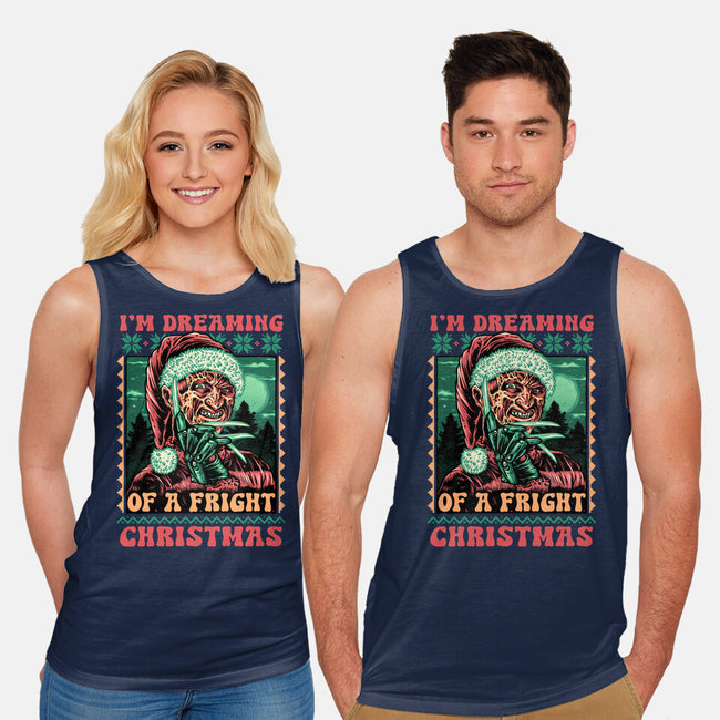 Fright Christmas-Unisex-Basic-Tank-glitchygorilla