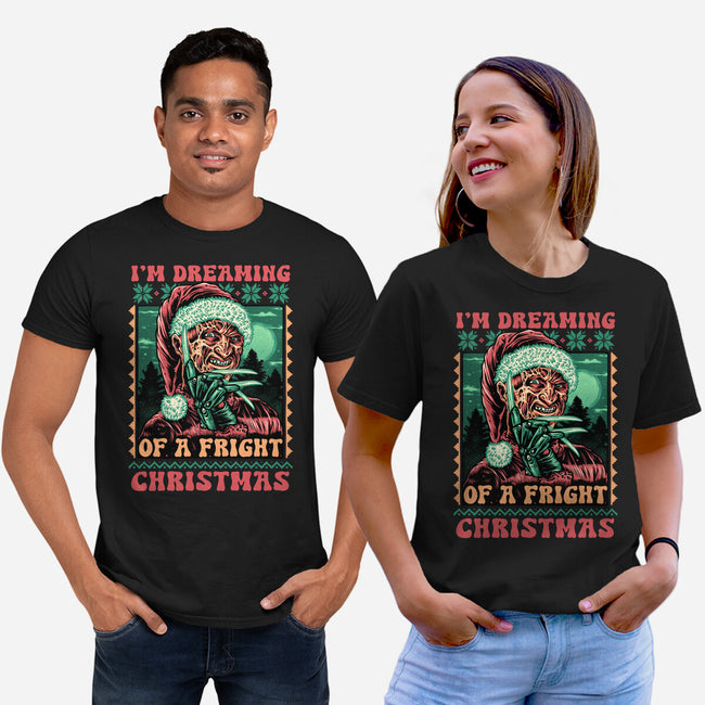 Fright Christmas-Unisex-Basic-Tee-glitchygorilla