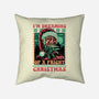 Fright Christmas-None-Removable Cover w Insert-Throw Pillow-glitchygorilla