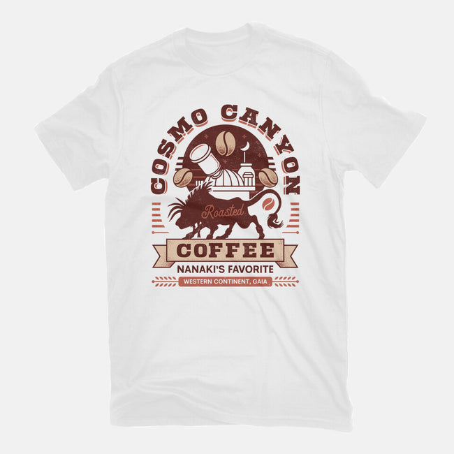 Cosmo Canyon Coffee-Womens-Fitted-Tee-LAGELANTEE