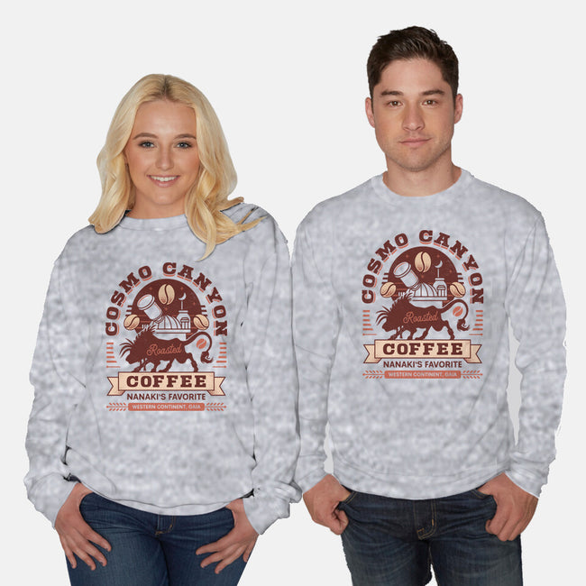 Cosmo Canyon Coffee-Unisex-Crew Neck-Sweatshirt-LAGELANTEE