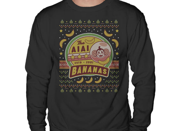 Aiai Bananas Ugly Sweater