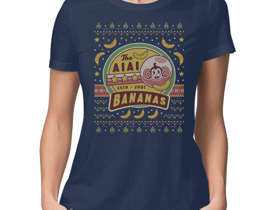 Aiai Bananas Ugly Sweater