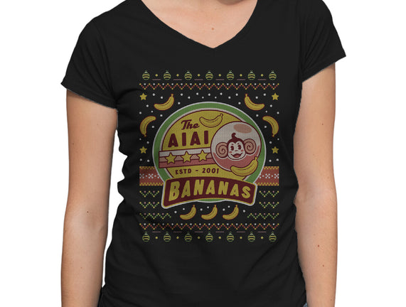 Aiai Bananas Ugly Sweater