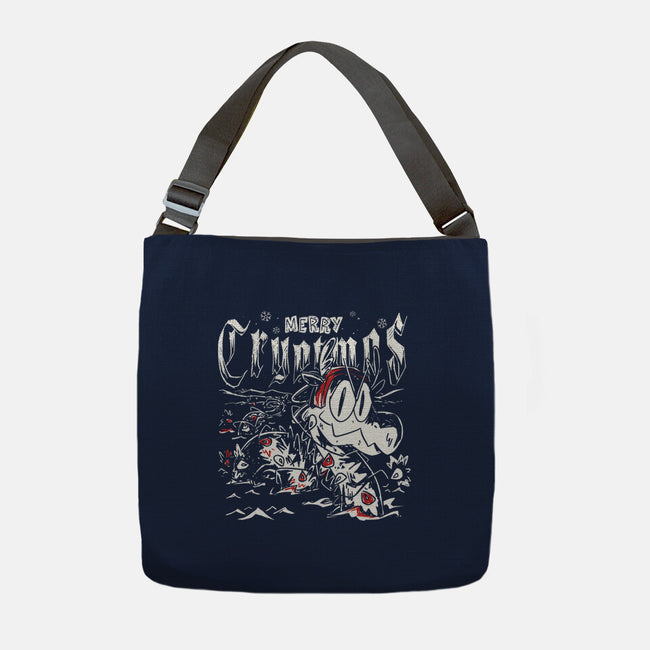 Merry Cryptmas Nessie-None-Adjustable Tote-Bag-estudiofitas