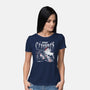 Merry Cryptmas Nessie-Womens-Basic-Tee-estudiofitas