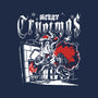 Merry Cryptmas Krampus-Womens-V-Neck-Tee-estudiofitas