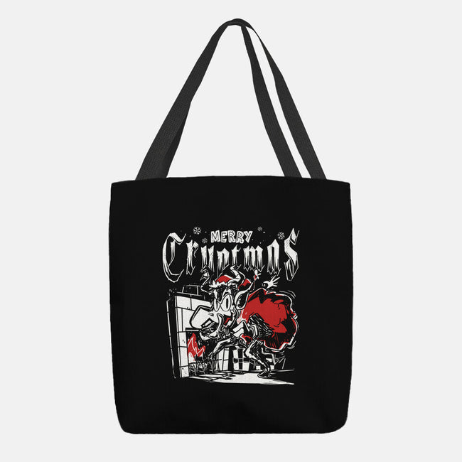 Merry Cryptmas Krampus-None-Basic Tote-Bag-estudiofitas