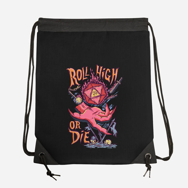 Roll High Or Die Evil-None-Drawstring-Bag-marsdkart