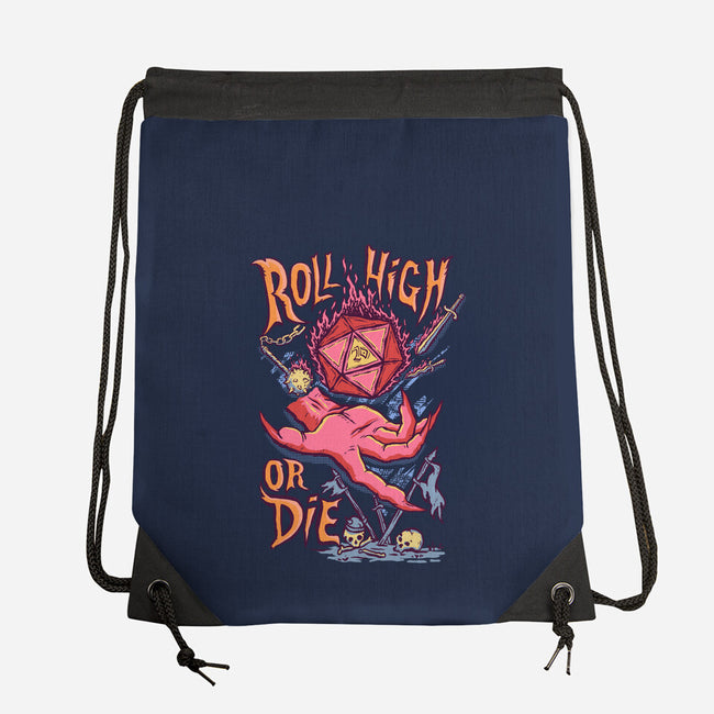 Roll High Or Die Evil-None-Drawstring-Bag-marsdkart