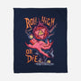 Roll High Or Die Evil-None-Fleece-Blanket-marsdkart