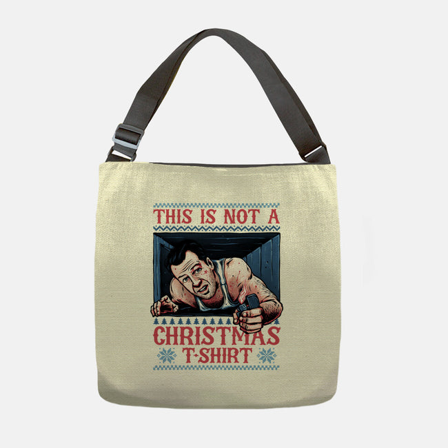 Not A Christmas Tshirt-None-Adjustable Tote-Bag-glitchygorilla