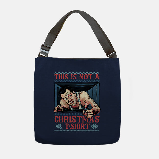 Not A Christmas Tshirt-None-Adjustable Tote-Bag-glitchygorilla