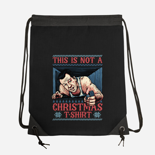 Not A Christmas Tshirt-None-Drawstring-Bag-glitchygorilla