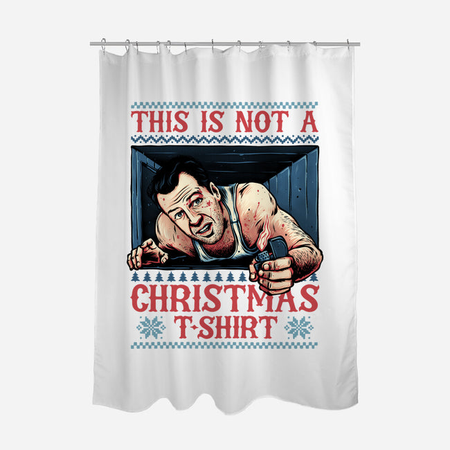 Not A Christmas Tshirt-None-Polyester-Shower Curtain-glitchygorilla