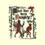 Krampus Medieval Style-None-Fleece-Blanket-Nemons