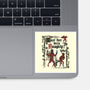 Krampus Medieval Style-None-Glossy-Sticker-Nemons