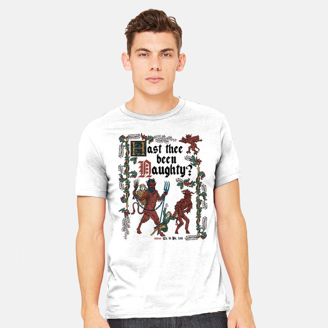 Krampus Medieval Style-Mens-Heavyweight-Tee-Nemons