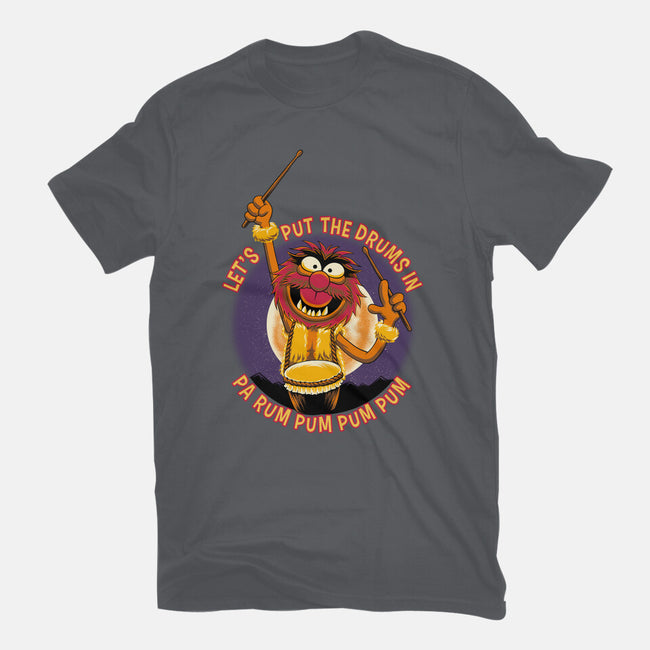 Animal Drummer Boy-Mens-Heavyweight-Tee-rmatix