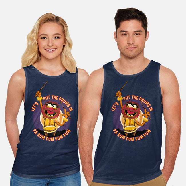 Animal Drummer Boy-Unisex-Basic-Tank-rmatix