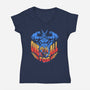 All Might-Womens-V-Neck-Tee-yumie