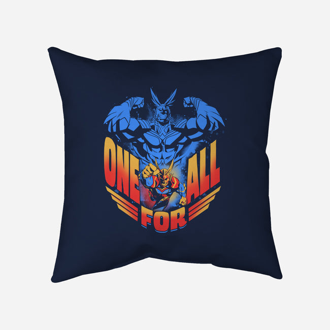 All Might-None-Removable Cover w Insert-Throw Pillow-yumie