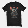 Stitch And Toothless-Womens-Fitted-Tee-yumie