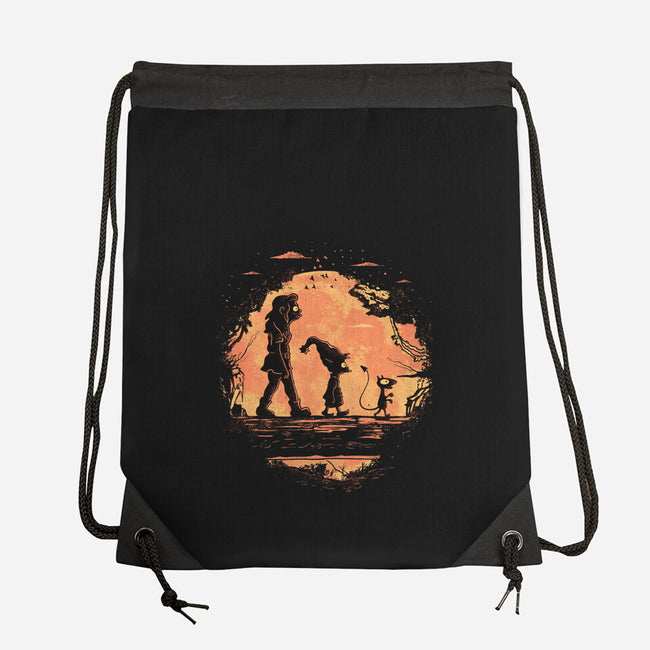 Friends In The Jungle-None-Drawstring-Bag-yumie