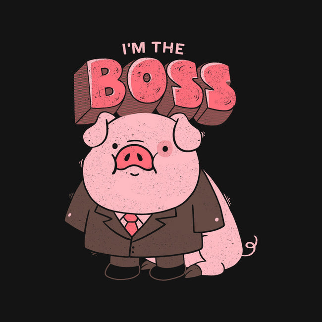 Pig Boss-Unisex-Crew Neck-Sweatshirt-yumie