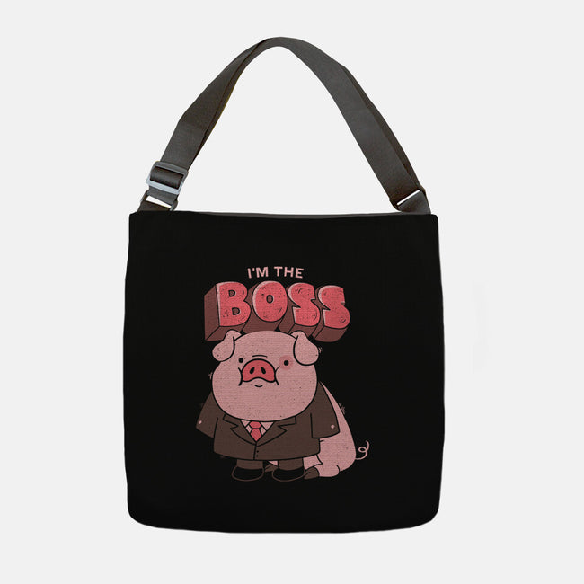 Pig Boss-None-Adjustable Tote-Bag-yumie