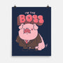 Pig Boss-None-Matte-Poster-yumie