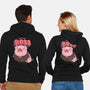 Pig Boss-Unisex-Zip-Up-Sweatshirt-yumie