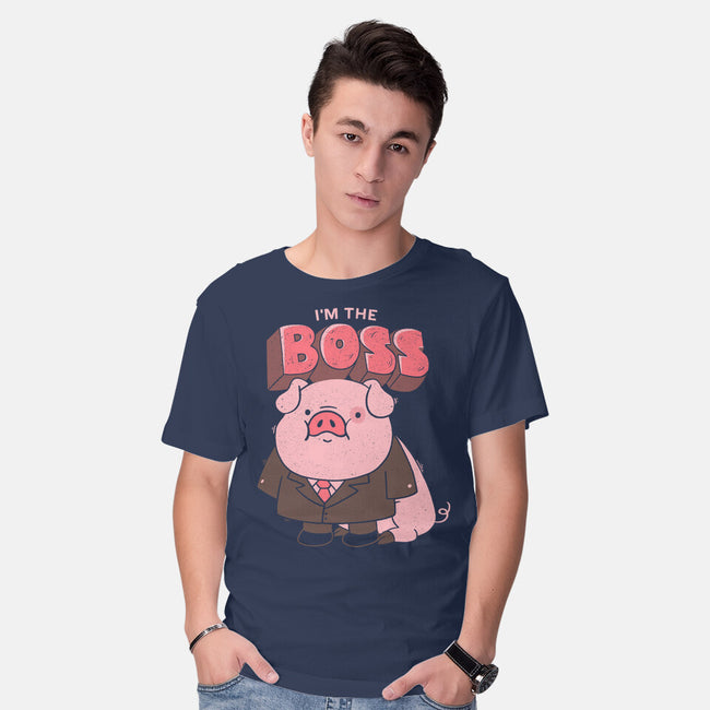 Pig Boss-Mens-Basic-Tee-yumie