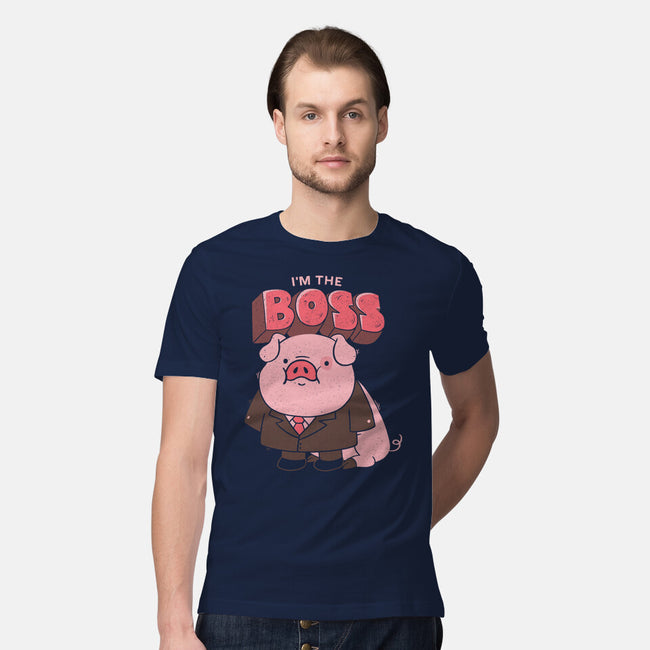 Pig Boss-Mens-Premium-Tee-yumie