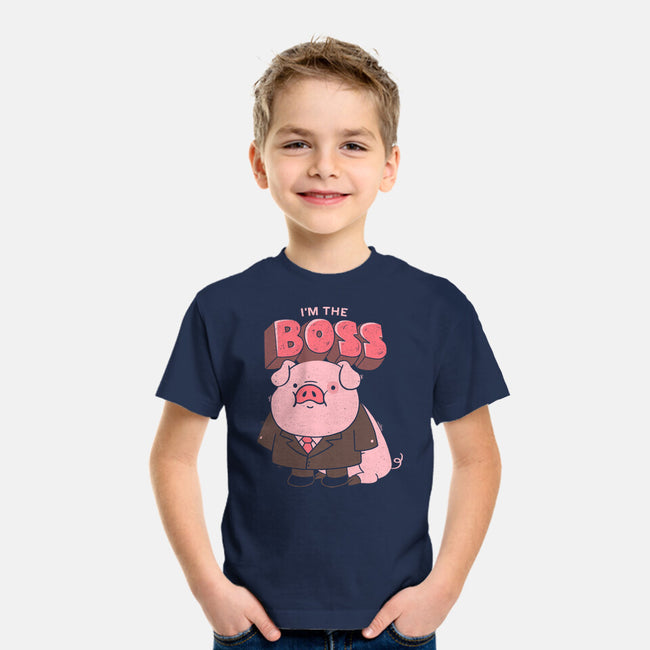 Pig Boss-Youth-Basic-Tee-yumie