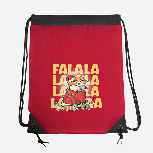 Meowy Falala Christmas-None-Drawstring-Bag-Freecheese