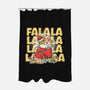 Meowy Falala Christmas-None-Polyester-Shower Curtain-Freecheese