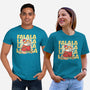 Meowy Falala Christmas-Unisex-Basic-Tee-Freecheese