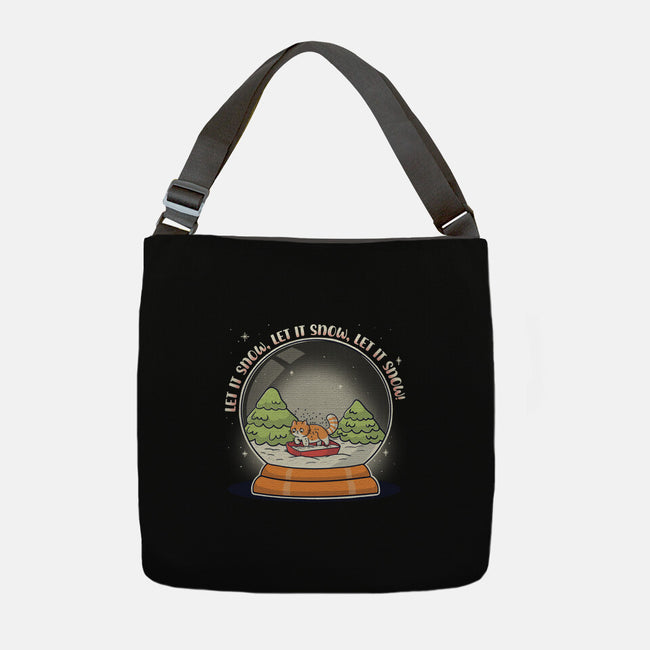 Let It Snowglobe-None-Adjustable Tote-Bag-Freecheese