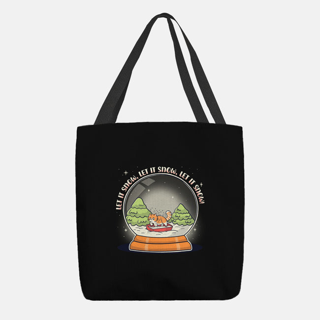 Let It Snowglobe-None-Basic Tote-Bag-Freecheese