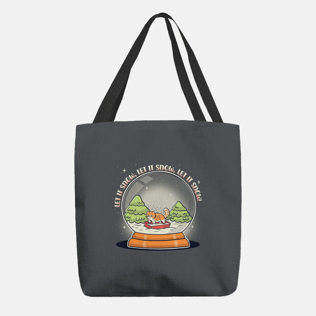 Let It Snowglobe-None-Basic Tote-Bag-Freecheese