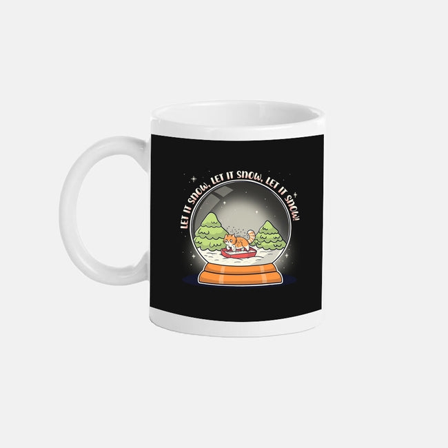 Let It Snowglobe-None-Mug-Drinkware-Freecheese