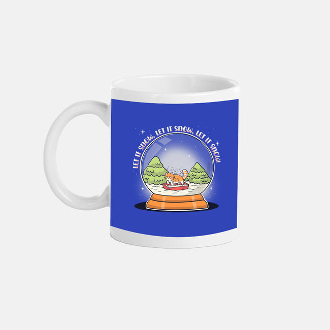 Let It Snowglobe-None-Mug-Drinkware-Freecheese