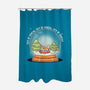 Let It Snowglobe-None-Polyester-Shower Curtain-Freecheese