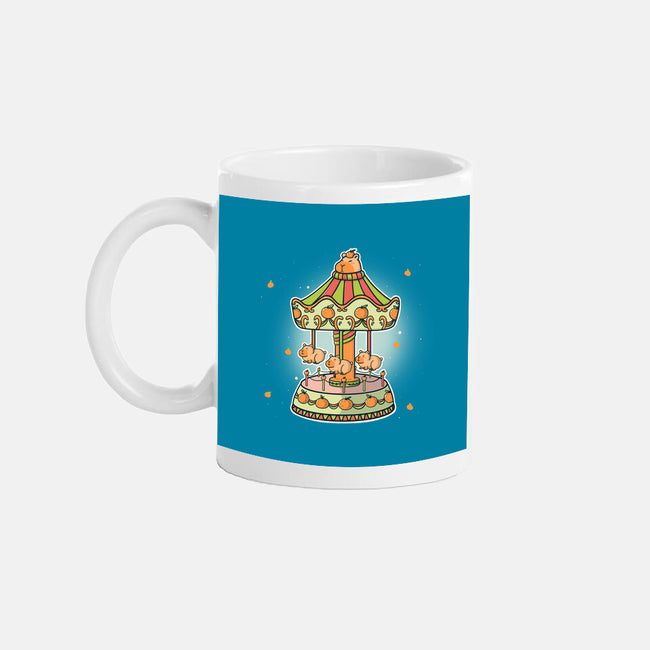 Capybara Park-None-Mug-Drinkware-Freecheese