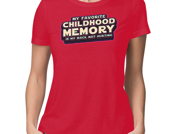 My Favorite Childhood Memory