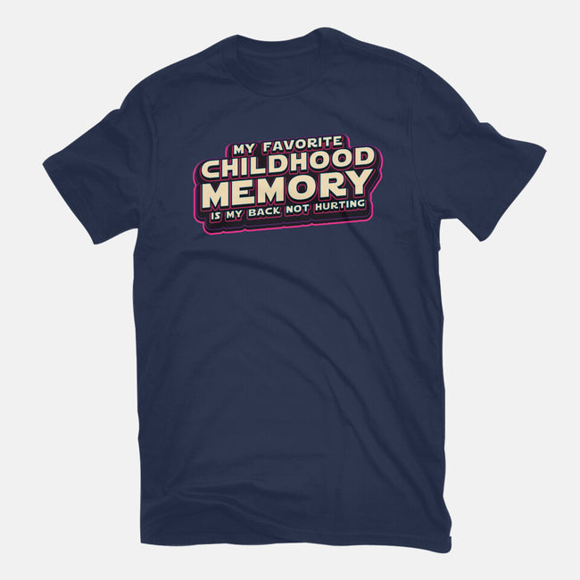 My Favorite Childhood Memory-Womens-Basic-Tee-Whimsical Thinker